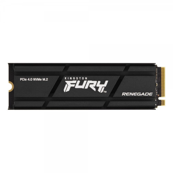 Твердотельный накопитель SSD Kingston FURY Renegade M.2 2280 SFYRSK/1000G 1TB Client SSD PCIe 4.0 NVMe, 7300/6000, IOPS 900/1000K, MTBF 1.8M, 3D TLC,1000TBW, 0.55DWPD, with HEATSINK (5 лет), RTL