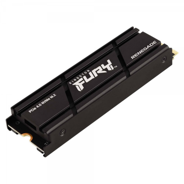 Твердотельный накопитель SSD Kingston FURY Renegade M.2 2280 SFYRDK/2000G 2TB Client SSD PCIe 4.0 NVMe, 7300/7000, IOPS 1000/1000K, MTBF 1.8M, 3D TLC, 2000TBW, 0.55DWPD, with HEATSINK (5 лет), RTL