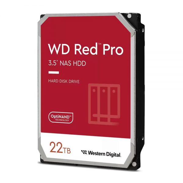 Жесткий диск WD 22TB 3.5" 7200 RPM, SATA 6 Gb/s, CMR, 512 MB Cache