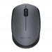 Мышь беспроводная Logitech M170 Gray |910-004646| серая с черным, оптическая, 1000dpi, 2.4 GHz, USB-ресивер