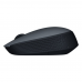 Мышь беспроводная Logitech M170 Gray |910-004646| серая с черным, оптическая, 1000dpi, 2.4 GHz, USB-ресивер