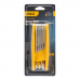 Набор складных шестигранных ключей "TORX" Deli DL234308 размеры T9,T10,T15,T20,T25,T27,T30,T40, пластиковый держатель