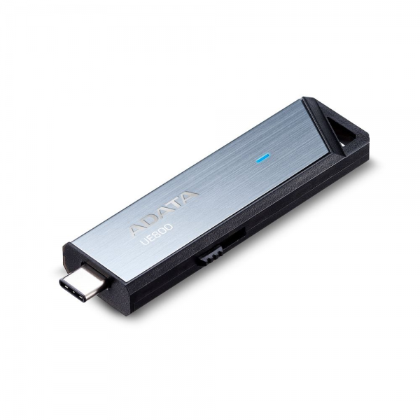 USB накопитель ADATA Elite UE800 AELI-UE800-512G-CSG 512GB OTG USB 3.2 Gen2, USB Type-C, Grey, Retail