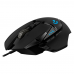 Мышь игровая Logitech G502 Hero16K черная, оптическая (Hero25K) , 100-25600dpi, 1мс, USB 2.1м, 11 кнопок (2 механика), RGB подсветка, утяжелители, под правую руку
