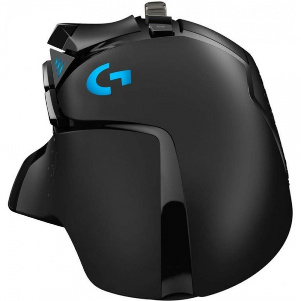 Мышь игровая Logitech G502 Hero16K черная, оптическая (Hero25K) , 100-25600dpi, 1мс, USB 2.1м, 11 кнопок (2 механика), RGB подсветка, утяжелители, под правую руку