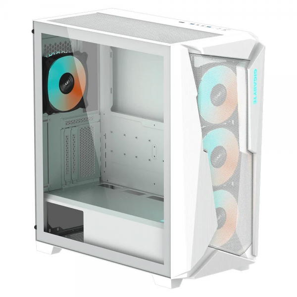 Корпус Gigabyte C301 Glass White MidTower, ATX, USB-C x1, USB3.0 x2, Audio I/O, GPU:400mm, Black, TG