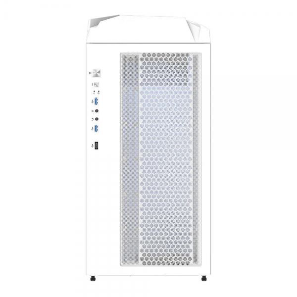 Корпус Gigabyte C301 Glass White MidTower, ATX, USB-C x1, USB3.0 x2, Audio I/O, GPU:400mm, Black, TG