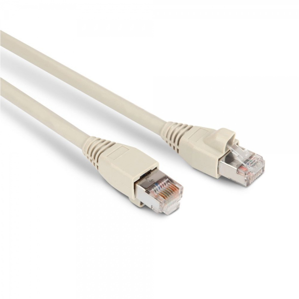Кабельная сборка Hyperline Hyperline PC-LPM-STP-RJ45-RJ45-C6a-3M-LSZH-GY Патч-корд U/FTP, экранированный, Cat.6a