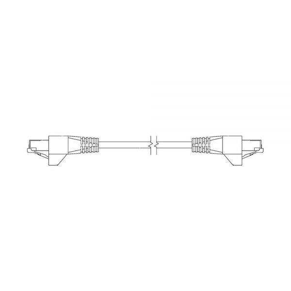 Кабельная сборка Hyperline Hyperline PC-LPM-STP-RJ45-RJ45-C6a-3M-LSZH-GY Патч-корд U/FTP, экранированный, Cat.6a
