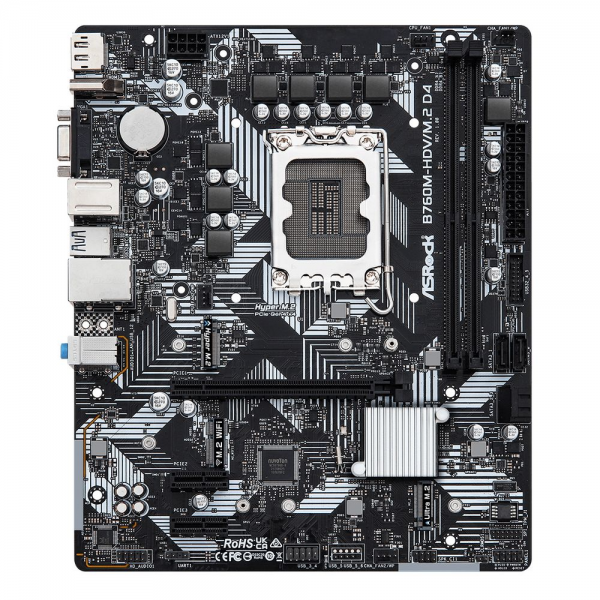 Материнская плата ASRock B760M-HDV/M.2 D4, RTL