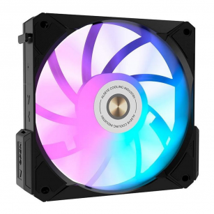 Вентилятор в корпус ALSEYE COOLING FAN i12B black Dimensions: 120 x 120 x 25mmVoltage: DC 12VCurrent: 0.25A±10%Fan Speed : 800-1800±10%Max. Air Flow: 31.18-73.92CFMMax. Air Pressure: 0.56-2.1mmH20Max. Noise: 20-33.2dBABearing Type : FDB BearingLife Expect