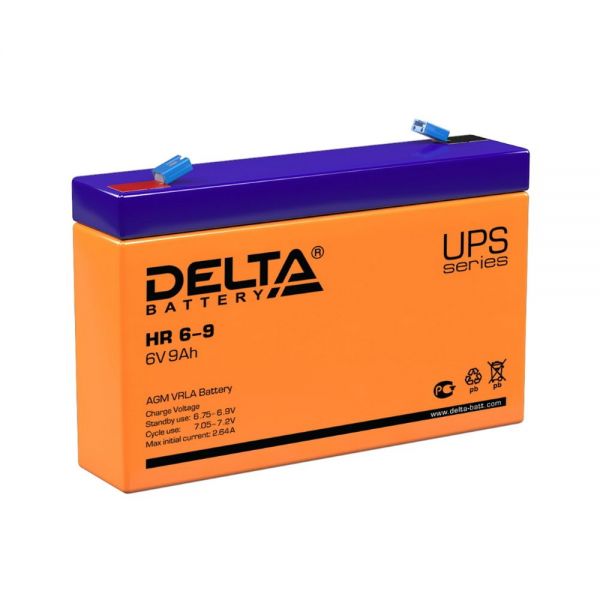 Аккумуляторная батарея Delta HR 6-9