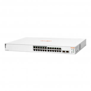 Коммутатор HPE BadPack JL813A HPE Коммутатор Aruba Instant On 1830 24G Web-managed 12p Class4 PoE 195W 2SFP Switch