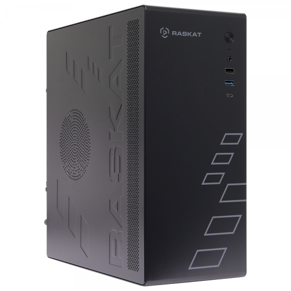 Компьютер ПЭВМ т.м. "Raskat" Standart300 (Intel Core i3 12100, RAM 8Gb, SSD 240Gb, no OS, kb+ms, black)