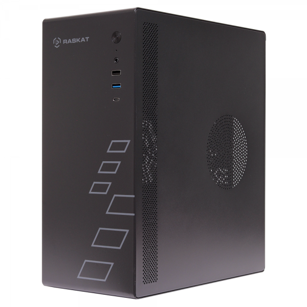 Компьютер ПЭВМ т.м. "Raskat" Standart300 (Intel Core i3 12100, RAM 8Gb, SSD 240Gb, no OS, kb+ms, black)