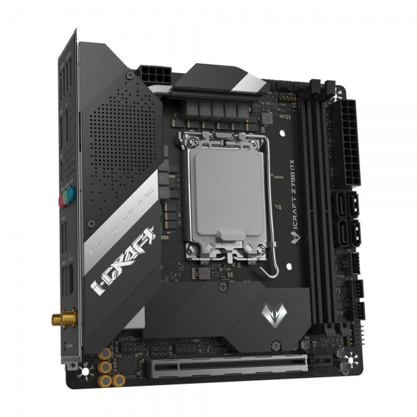 Материнская плата Maxsun MS-iCraft Z790ITX WIFI Z790, LGA1700, 2*DDR5, 1*PCIEx16, 2*M.2, 6*USB3.2Gen1, 7*USB2.0, 4*SATA3.0, 2.5G, DP, HDMI, Mini-ITX, RTL