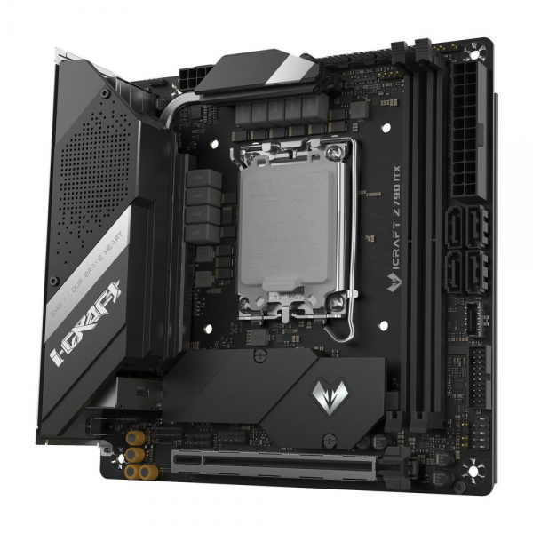 Материнская плата Maxsun MS-iCraft Z790ITX WIFI Z790, LGA1700, 2*DDR5, 1*PCIEx16, 2*M.2, 6*USB3.2Gen1, 7*USB2.0, 4*SATA3.0, 2.5G, DP, HDMI, Mini-ITX, RTL
