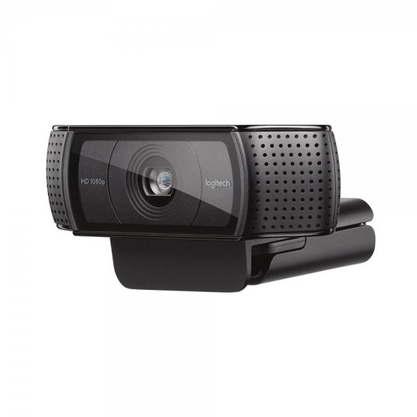 Веб-камера Logitech C920e черная, 3Mp, FHD 1080p@30fps, автофокус, угол обзора 78°, складная подставка, USB2.0, кабель 1.5м