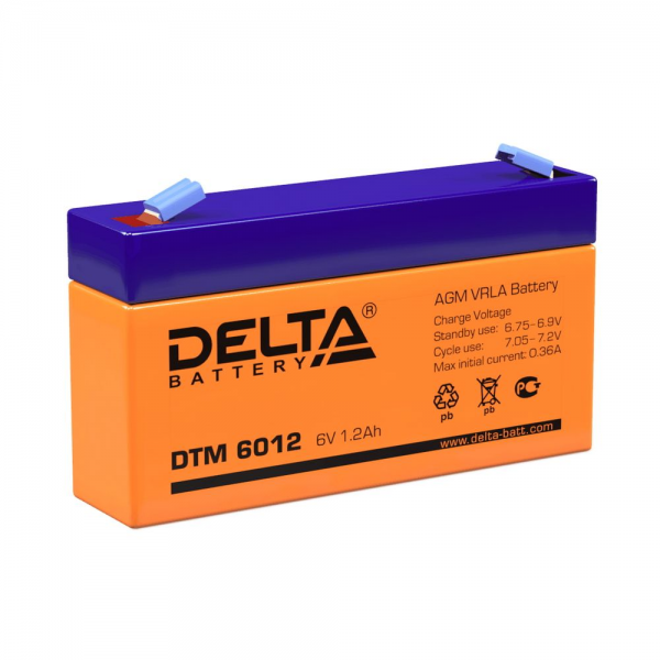Аккумуляторная батарея DELTA DTM 6012
