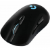 Мышь игровая Logitech G703 Lightspeed черная, сенсор 100-25600dpi (Hero25K), беспроводная 2.4GHz + USB 1,8м, 5 программируемых кнопок + колесо прокрутки, RGB-подсветка, под правую руку