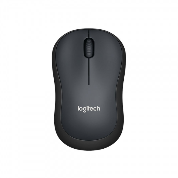 Мышь беспроводная Logitech M220 Silent Charcoal черная, оптическая, 1000dpi, 2.4 GHz, USB-ресивер, бесшумная (066199)
