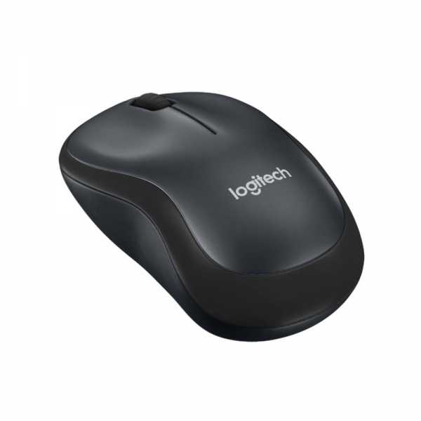 Мышь беспроводная Logitech M220 Silent Charcoal черная, оптическая, 1000dpi, 2.4 GHz, USB-ресивер, бесшумная (066199)