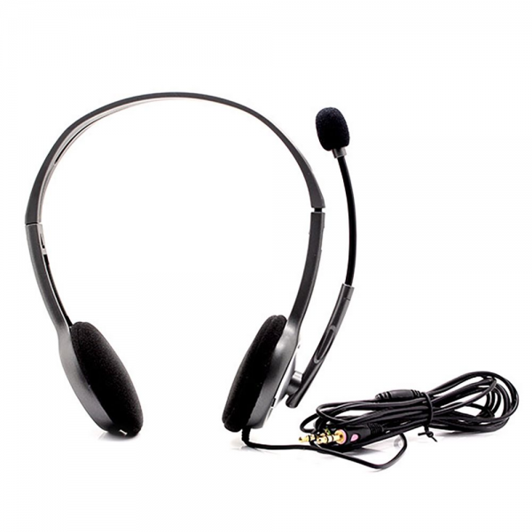 Гарнитура Logitech H111 1 x 3.5мм, кабель 1.8м (057340)