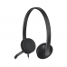 Гарнитура Logitech H340 черная, USB, поворотный микрофон, кабель 1.8м