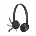 Гарнитура Logitech H340 черная, USB, поворотный микрофон, кабель 1.8м