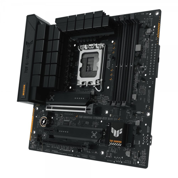 Материнская плата ASUS TUF GAMING B760M-BTF WIFI D4 LGA1700 mATX 4xDDR4 2xPCIEx16 PCIEx1 3xM.2 3xUSB-C DP HDMI 2.5GLAN Wi-Fi 6