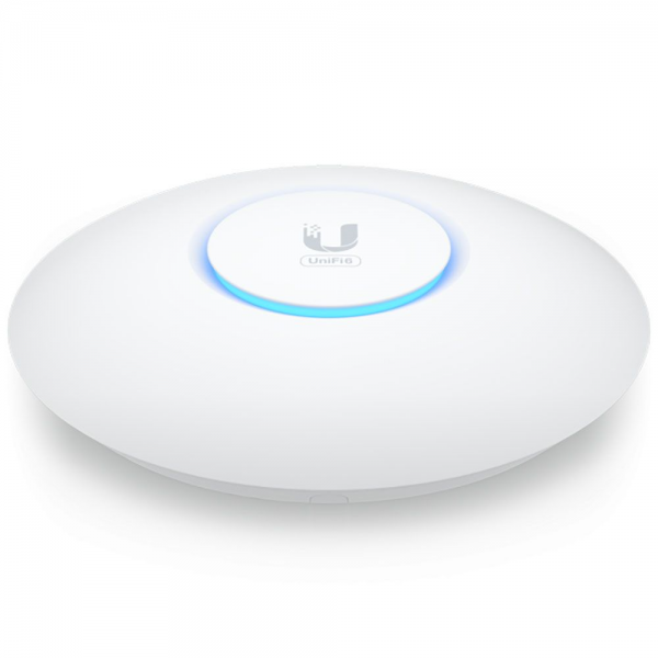 Точка доступа Wi-Fi Ubiquiti UniFi 6+ AP , 1 порт GbE RJ45, диапазоны 2,4 и 5 ГГц, 802.11a/b/g/n/ac/ax