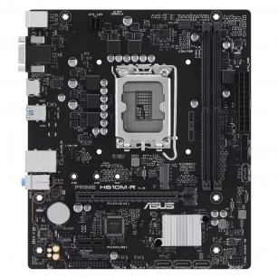 Материнская плата ASUS PRIME H610M-R-SI LGA1700 mATX 2xDDR5 PCIEx16 PCIEx1 M.2 DP HDMI VGA GLAN