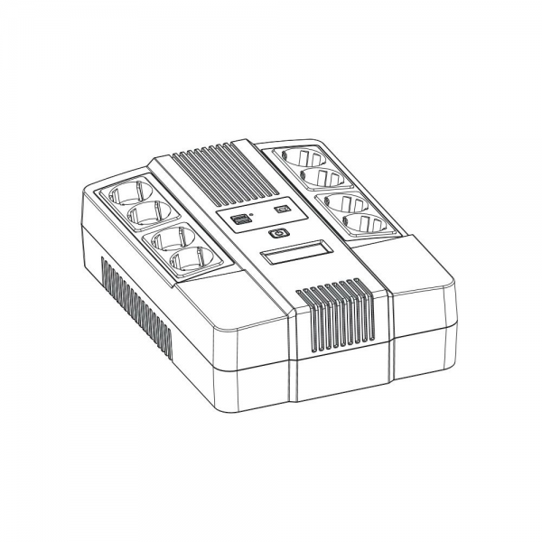 Источник бесперебойного питания Powerman UPS Brick 650 PLUS