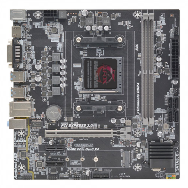 Материнская плата Afox B450D4-MA-V4 AM4 mATX 2хDDR4 PCIEx16 2xPCIEx1 M.2 HDMI VGA