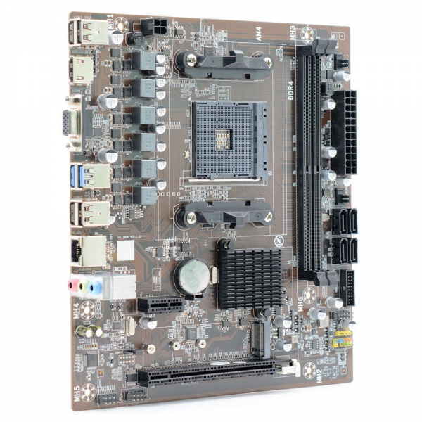 Материнская плата Afox B450D4-MA-V4 AM4 mATX 2хDDR4 PCIEx16 2xPCIEx1 M.2 HDMI VGA