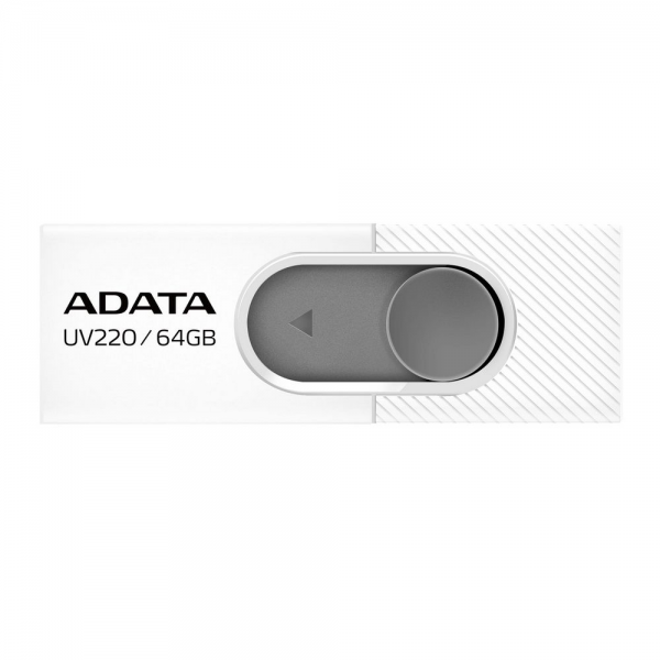 USB накопитель ADATA 64GB USB2.0 AUV220-64G-RWHGY White/Grey