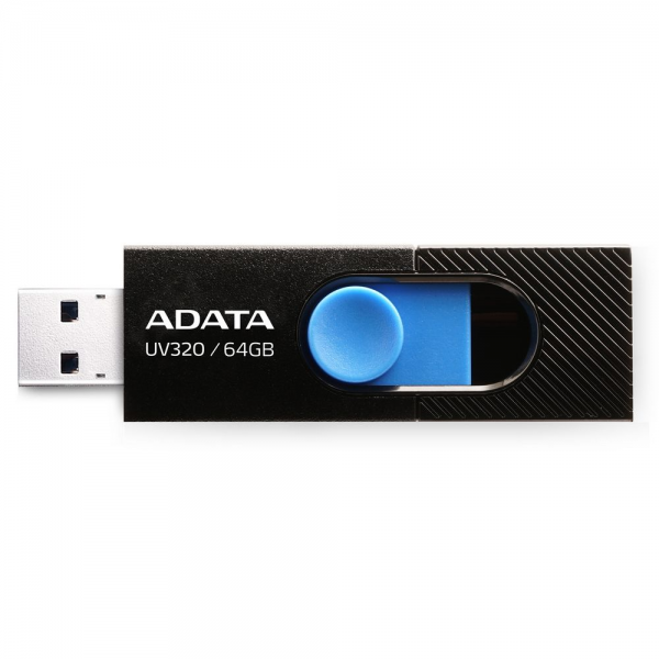 USB накопитель ADATA 64GB USB 3.2 Gen1 AUV320-64G-RBKBL Black/blue