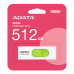 USB накопитель ADATA 512GB USB 3.2 Gen1 AUV320-512G-RWHGN White/Green