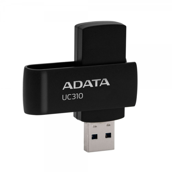 USB накопитель ADATA 64GB USB 3.2 Gen1 UC310-64G-RBK Black