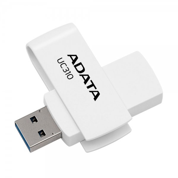 USB накопитель ADATA 128GB USB 3.2 Gen1 UC310-128G-RWH White