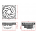 Вентилятор ID-Cooling IS-50X_V3 130W/PWM/all Intel /AMD AM4/ Low profile/Screws