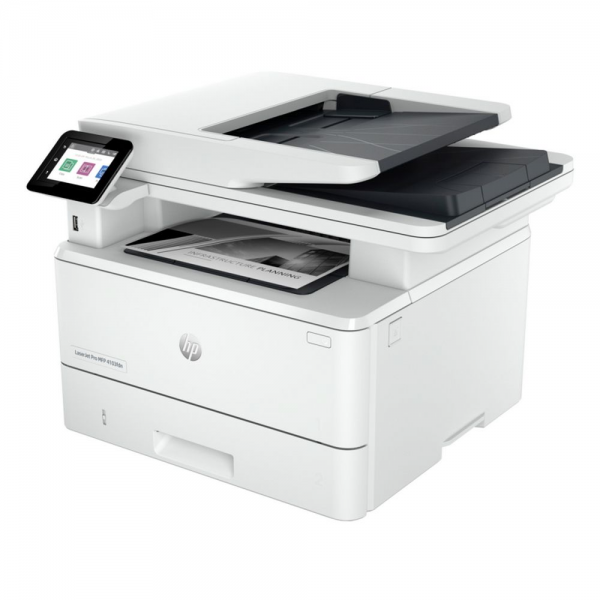 HP LaserJet Pro 4103fdw А4, МФУ, лазерное, черно-белое, 40стр/мин, 1200dpi, 1200МГц, 512Мб, 50АПД, 100+250, WiFi/Bluetooth/USB/Ethernet, 3050стр/картридж, (2Z629A)
