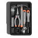 Набор ручного инструмента Deli "Home Series Gray" Deli H1001-ADE 15 предметов