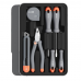 Набор ручного инструмента Deli "Home Series Gray" Deli H1001-ADE 15 предметов