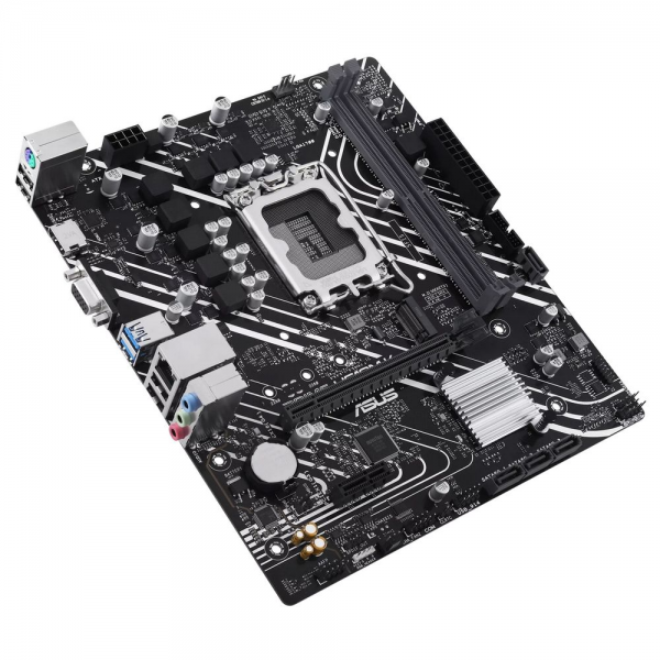Материнская плата ASUS PRIME H610M-K LGA1700 mATX 2xDDR5 PCIEx16 PCIEx1 M.2 HDMI VGA GLAN