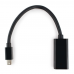 Переходник Cablexpert miniDisplayPort - DisplayPort, Cablexpert A-mDPM-DPF-001 20M/20F, длина 16см, черный, пакет