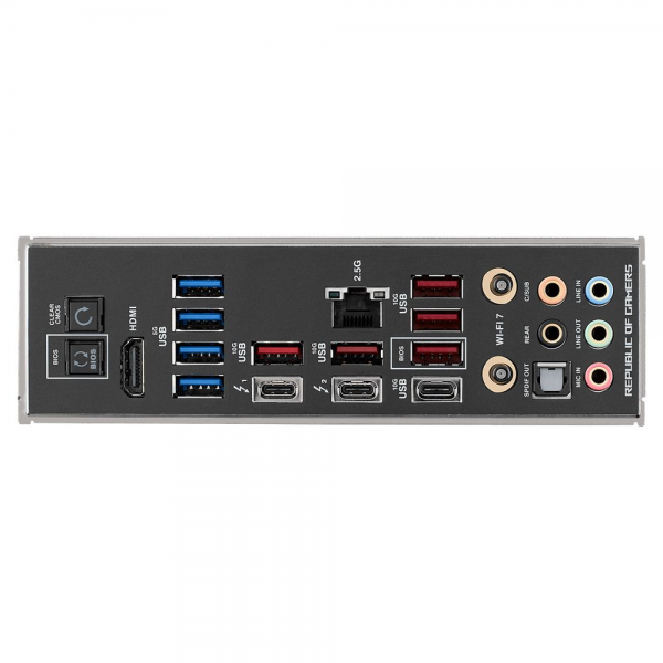 Материнская плата ASUS ROG MAXIMUS Z790 DARK HERO LGA1700 ATX 4xDDR5 2xPCIEx16 PCIEx4 5xM.2 2xThunderbolt USB-C HDMI 2.5GLAN Wi-Fi 7