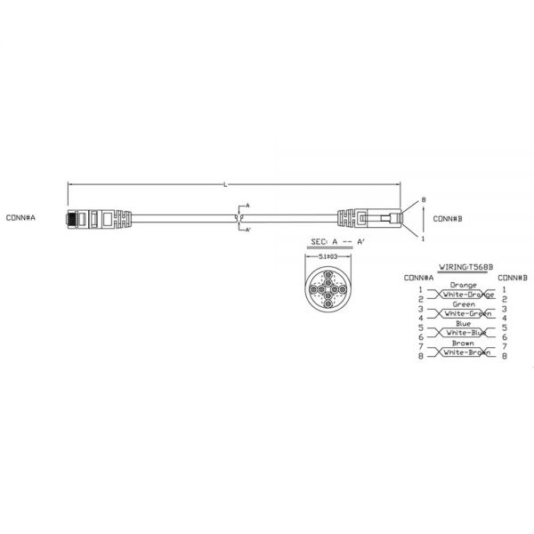 Кабельная сборка Hyperline PC-LPM-UTP-RJ45-RJ45-C5e-5M-LSZH-RD Патч-корд U/UTP, Cat.5е (100% Fluke Component Tested), LSZH, 5м, красный