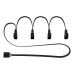 Кабель Arctic Cooling ARCTIC 4-Pin Fan Splitter Cable (Разветвитель для корпусных вентиляторов) to 4-x PWM Fan (701655) OEM