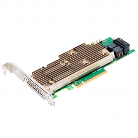 RAID-контроллер Broadcom 9460-8i SGL  (05-50011-02)  PCIe 3.1 x8 LP, SAS/SATA/NVMe, RAID 0,1,5,6,10,50,60, 8port(2 * int SFF8643), 2GB Cache, 3508ROC